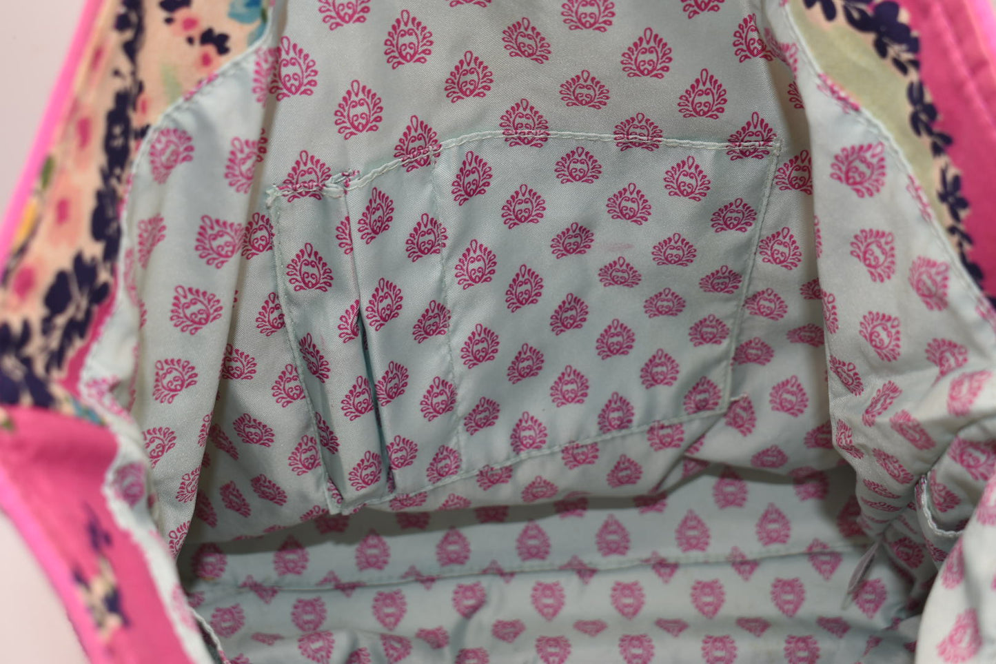 Vera Bradley Iconic Tote Bag in "Wildflower Paisley" Pattern