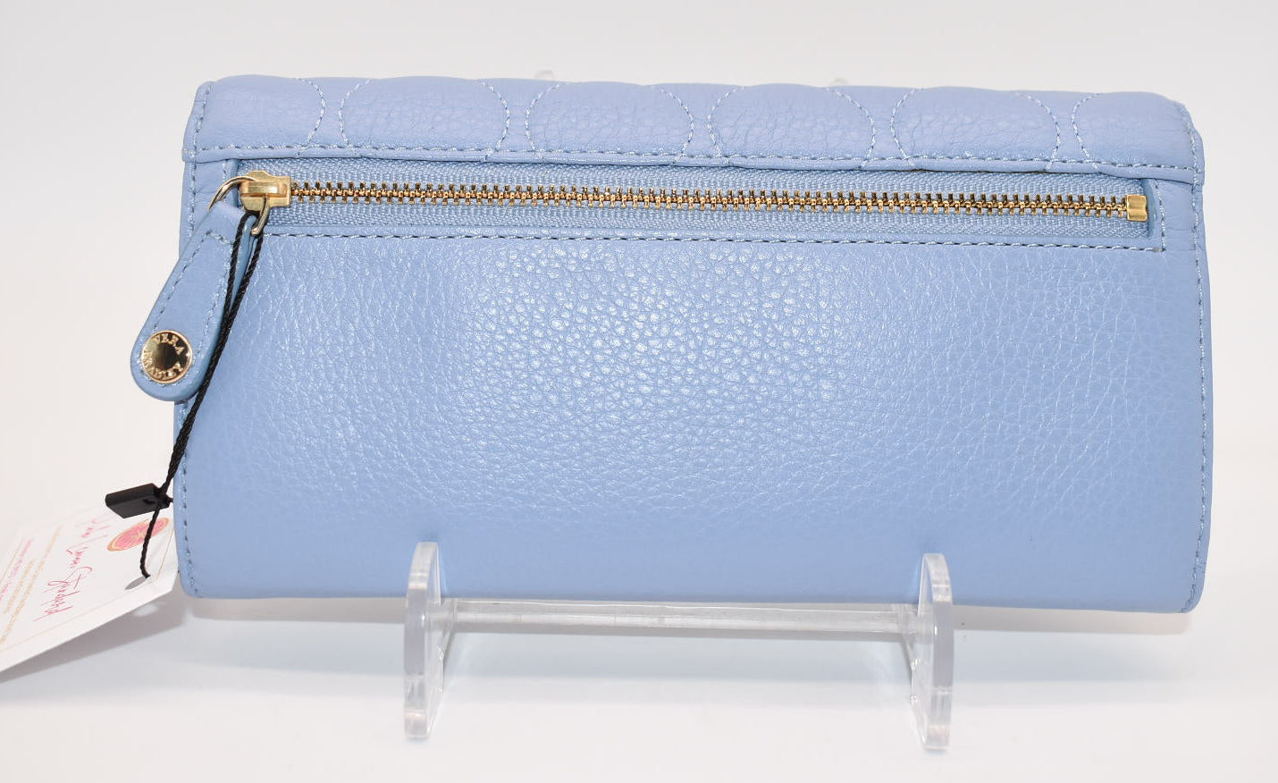 Vera Bradley Quilted Leather Audrey Wallet in Chambray