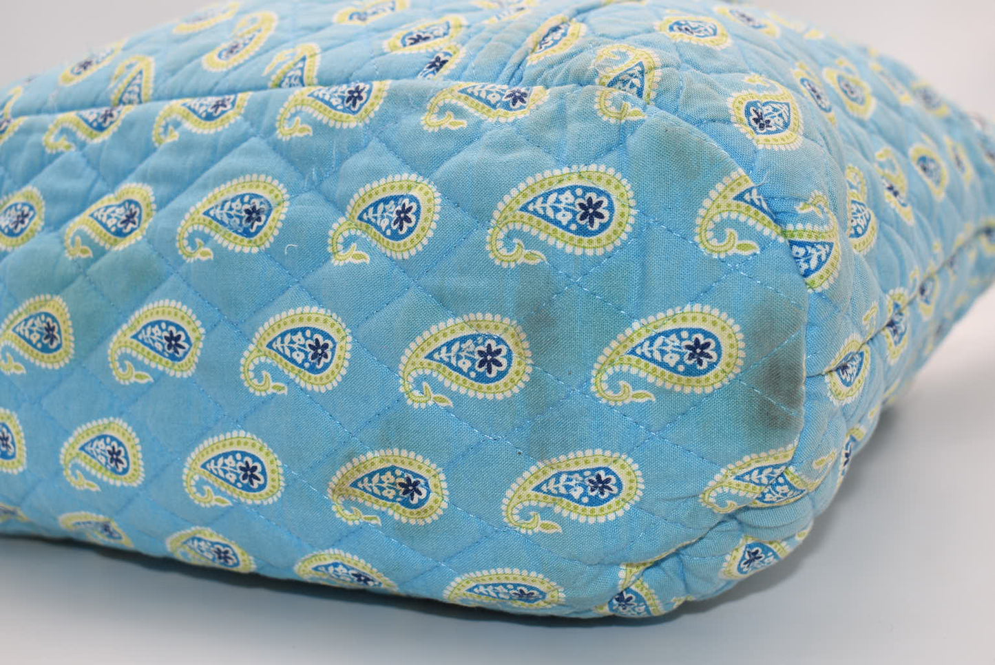 Vera Bradley Large Vera Tote Bag in "Bermuda Blue" Pattern