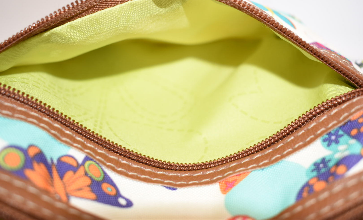 Lily Bloom Eva Multi Section Mini Crossbody Bag in "Butterfly Twister"