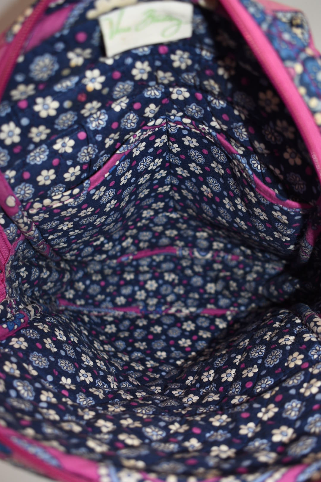 Vera Bradley Small Quilted Cotton Backpack in "Boysenberry" Pattern