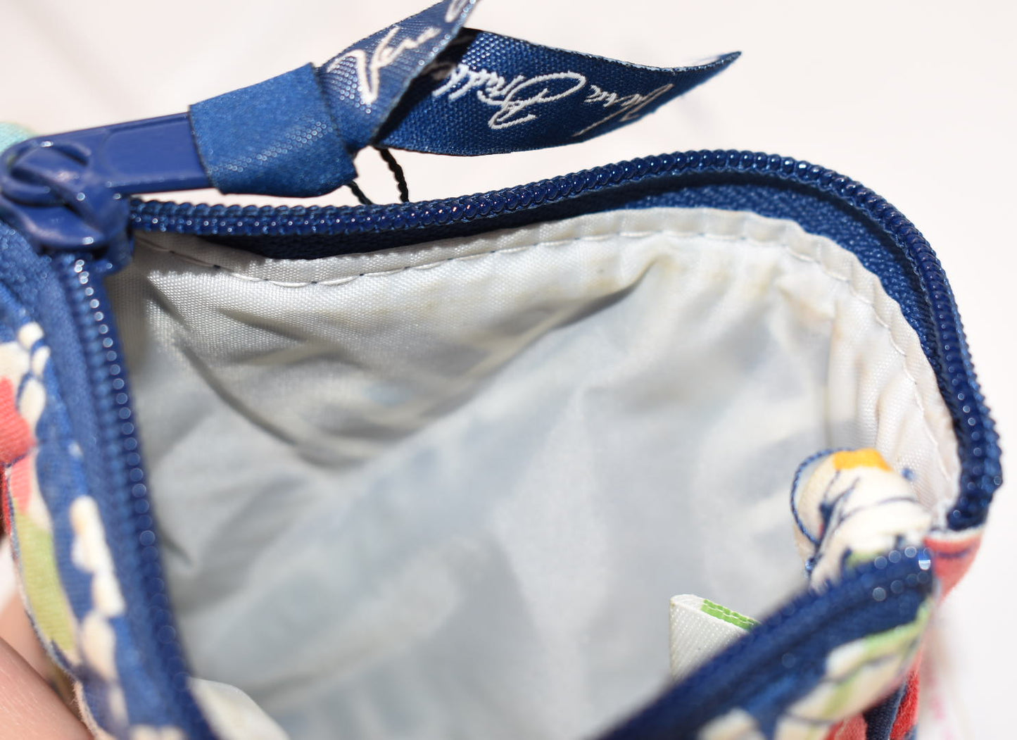 Vera Bradley Zip Coin Pouch in "Summer Cottage" Pattern