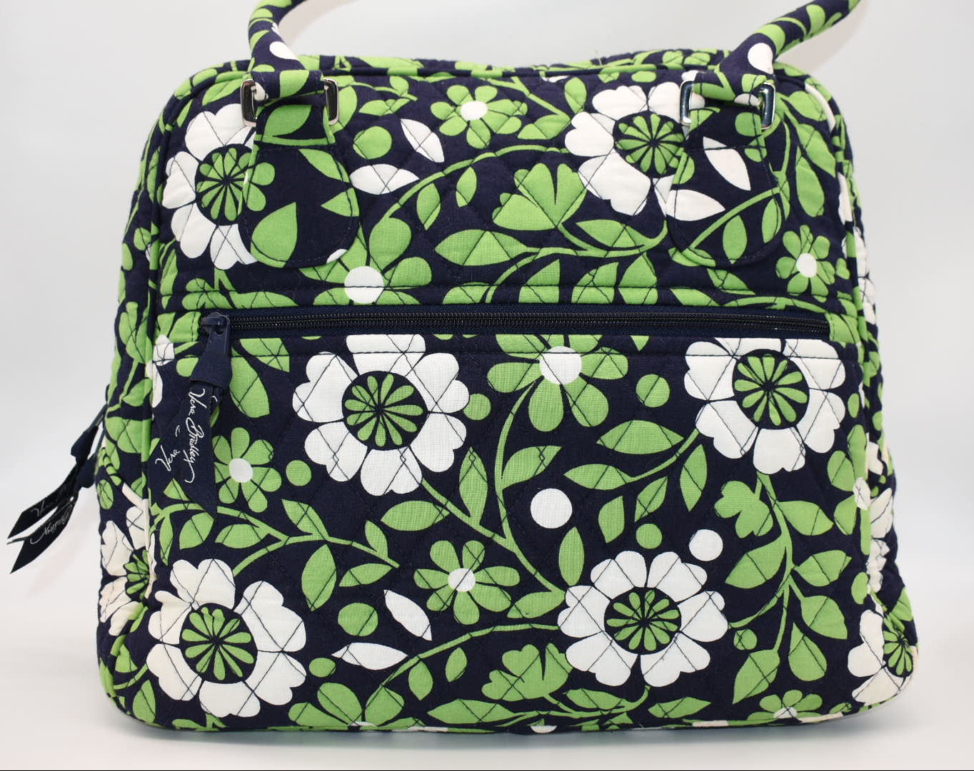 Vera Bradley Turnlock Shoulder Bag in "Lucky You" Pattern