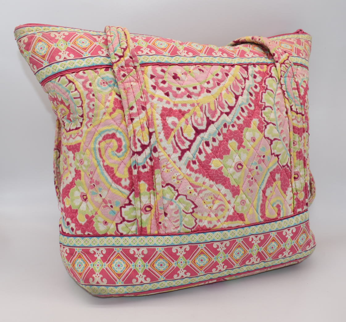 Vera Bradley Villager Tote Bag in "Capri Melon" Pattern