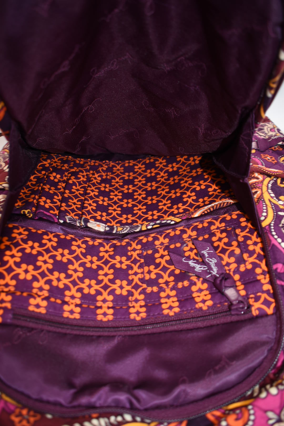 Vera Bradley Laptop Campus Backpack in "Safari Sunset" Pattern