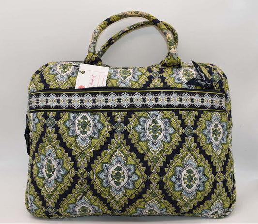 Vera Bradley Laptop Sleeve Tote Bag in "Cambridge" Pattern