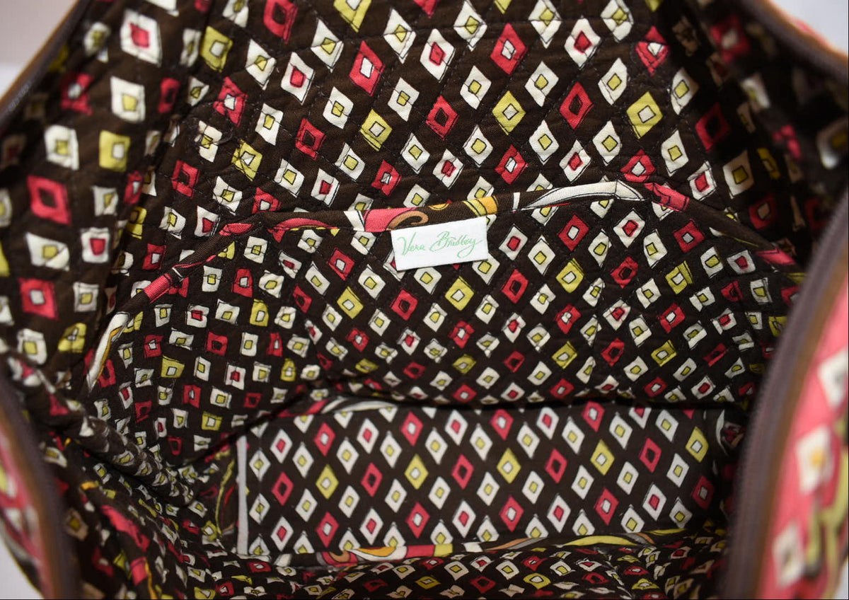 Vera Bradley Villager Tote Bag in "Puccini"Pattern