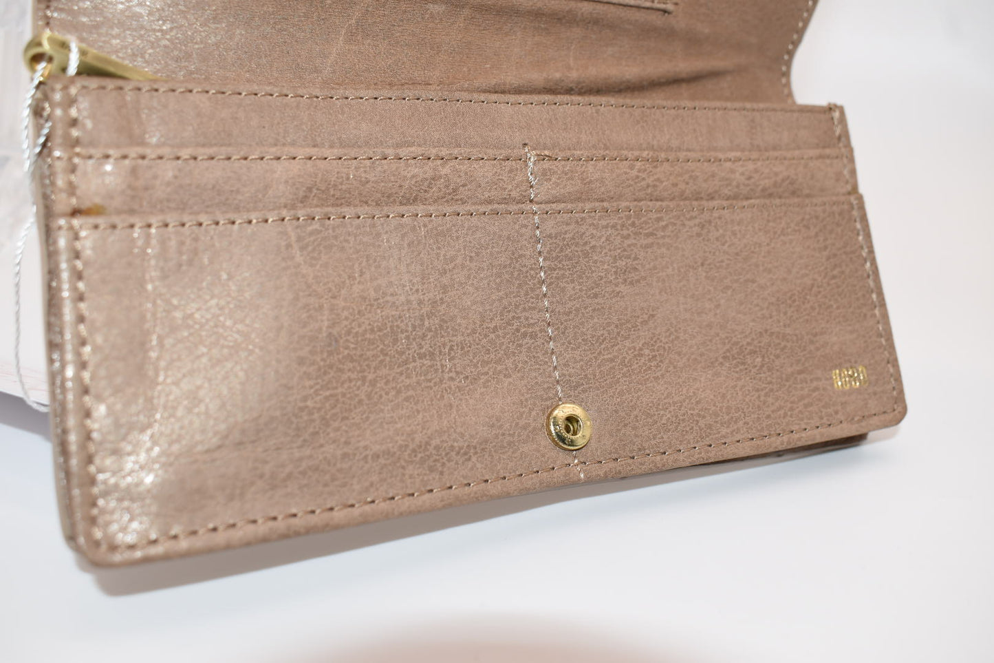 HOBO Alta Leather Continental Wallet in Rose Dust