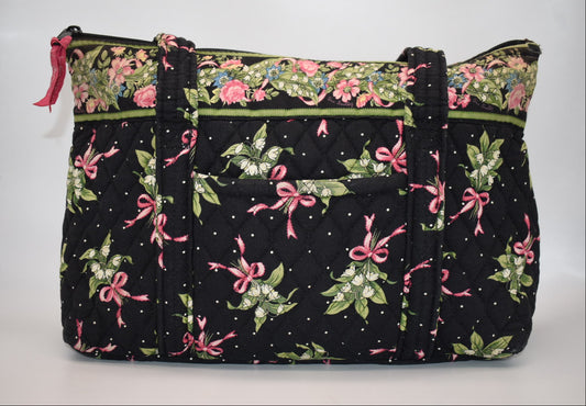 Vera Bradley Large Betsy Shoulder Bag in "New Hope- 1999" Pattern
