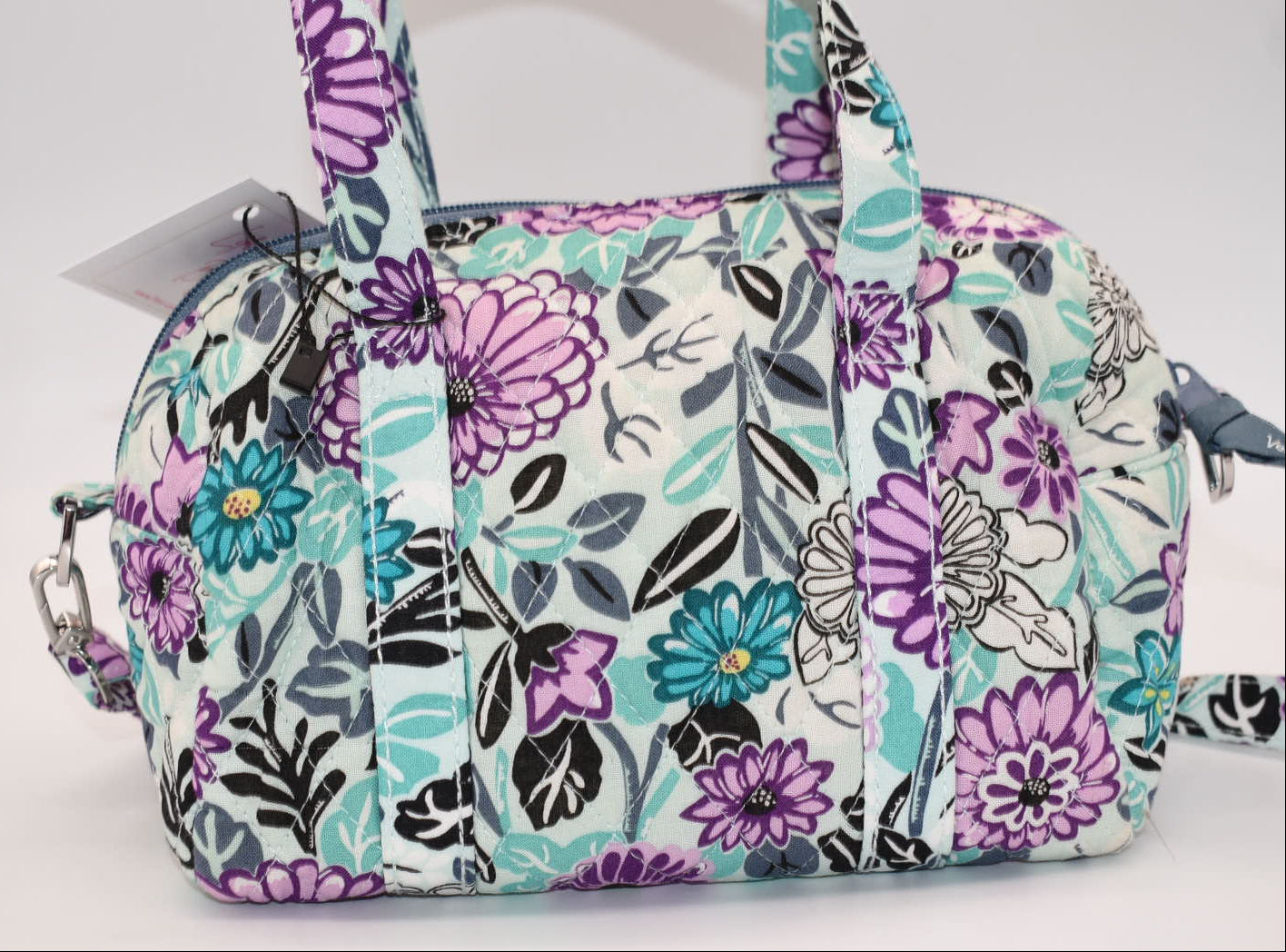 Vera Bradley Mini Satchel Bag in "Penelope's Garden" Pattern