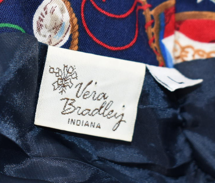 Vintage Vera Bradley Quilted Large Jacket in "Regatta - 1994" Pattern