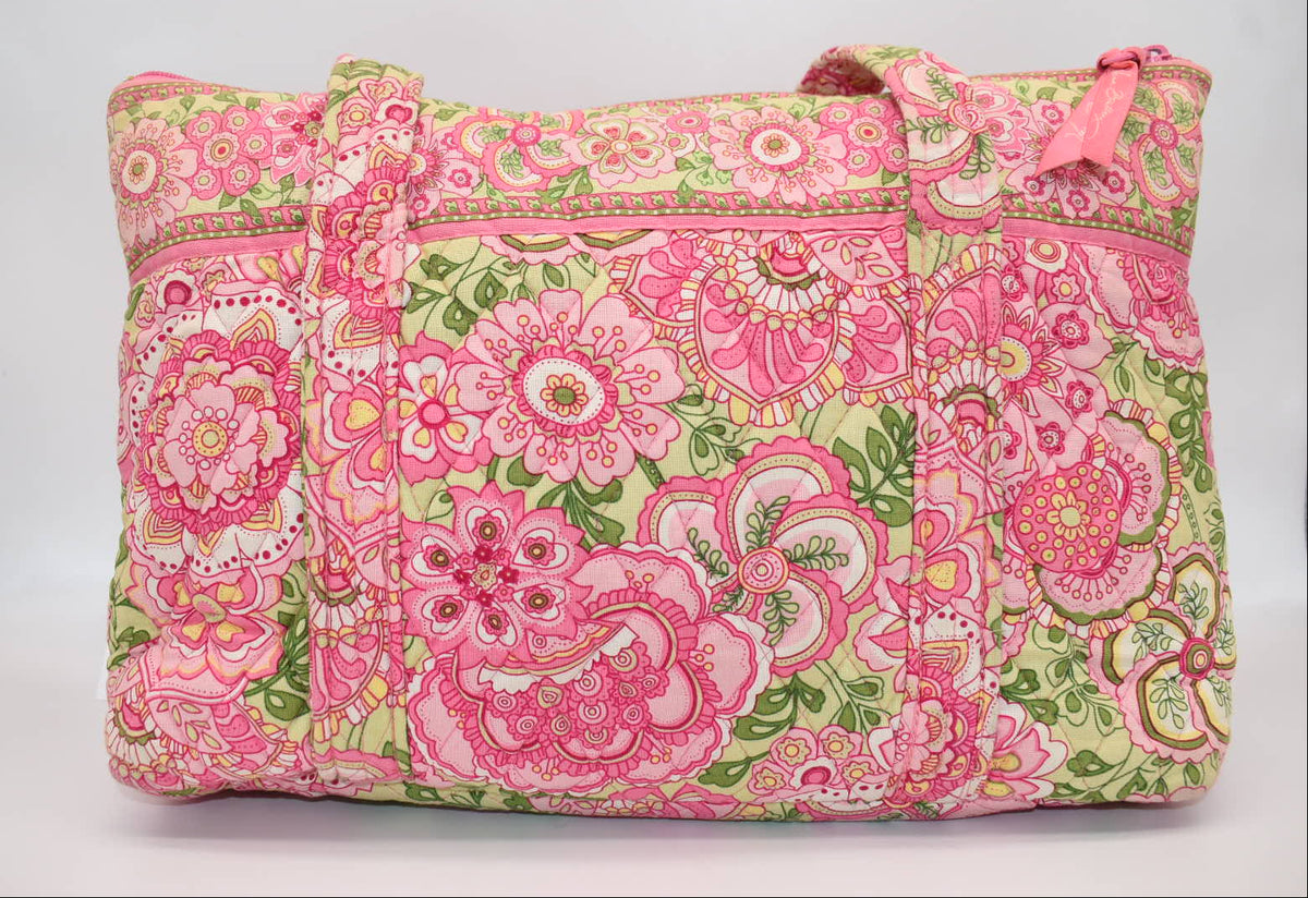 Vera Bradley Large Betsy Shoulder Tote Bag in "Petal Pink" Pattern