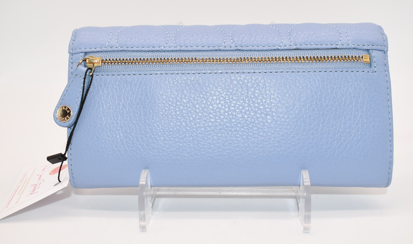 Vera Bradley Quilted Leather Audrey Wallet in Chambray