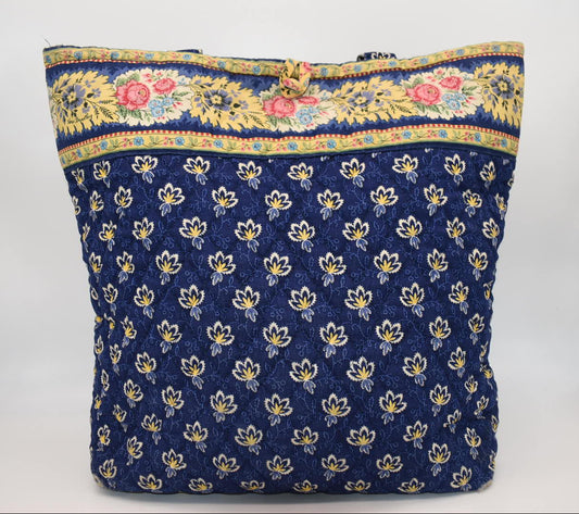 Vera Bradley Everyday Tote Bag in "Maison Blue" Pattern
