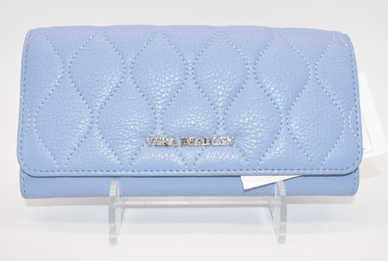 Vera Bradley Quilted Leather Audrey Wallet in Chambray