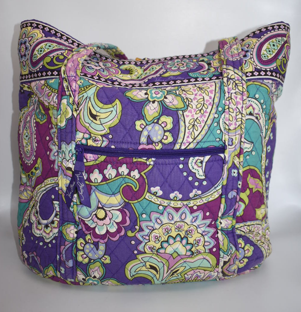 Vera Bradley Large Vera Tote Bag in "Heather" Pattern