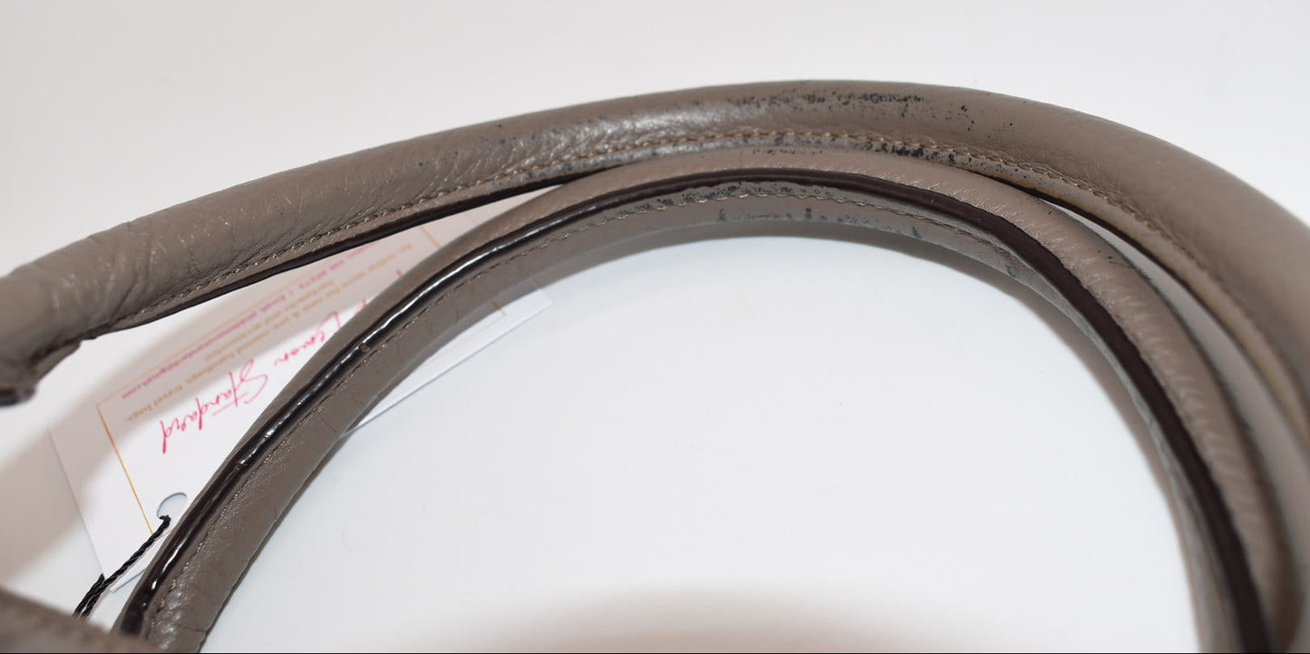 Vera Bradley Quilted Leather Large Emma Satchel Bag