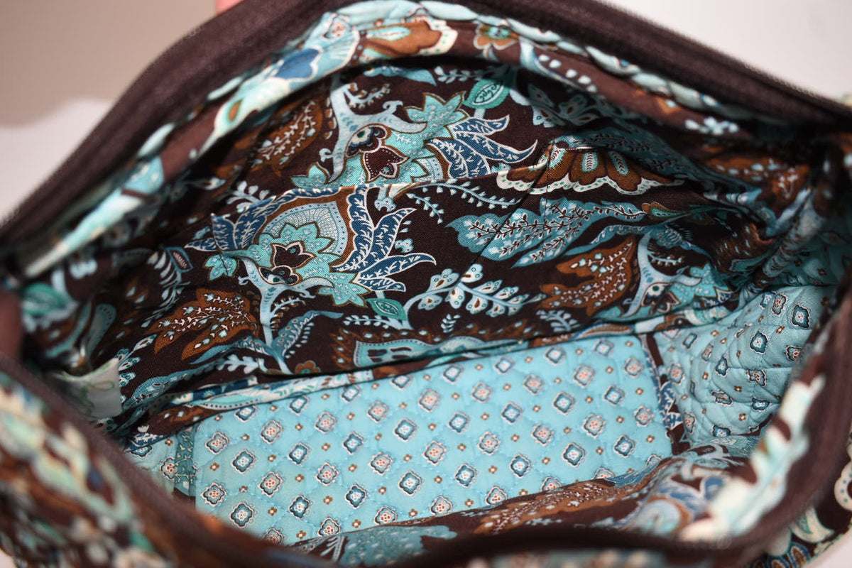 Vera Bradley Hobo Shoulder Bag in "Java Blue" Pattern