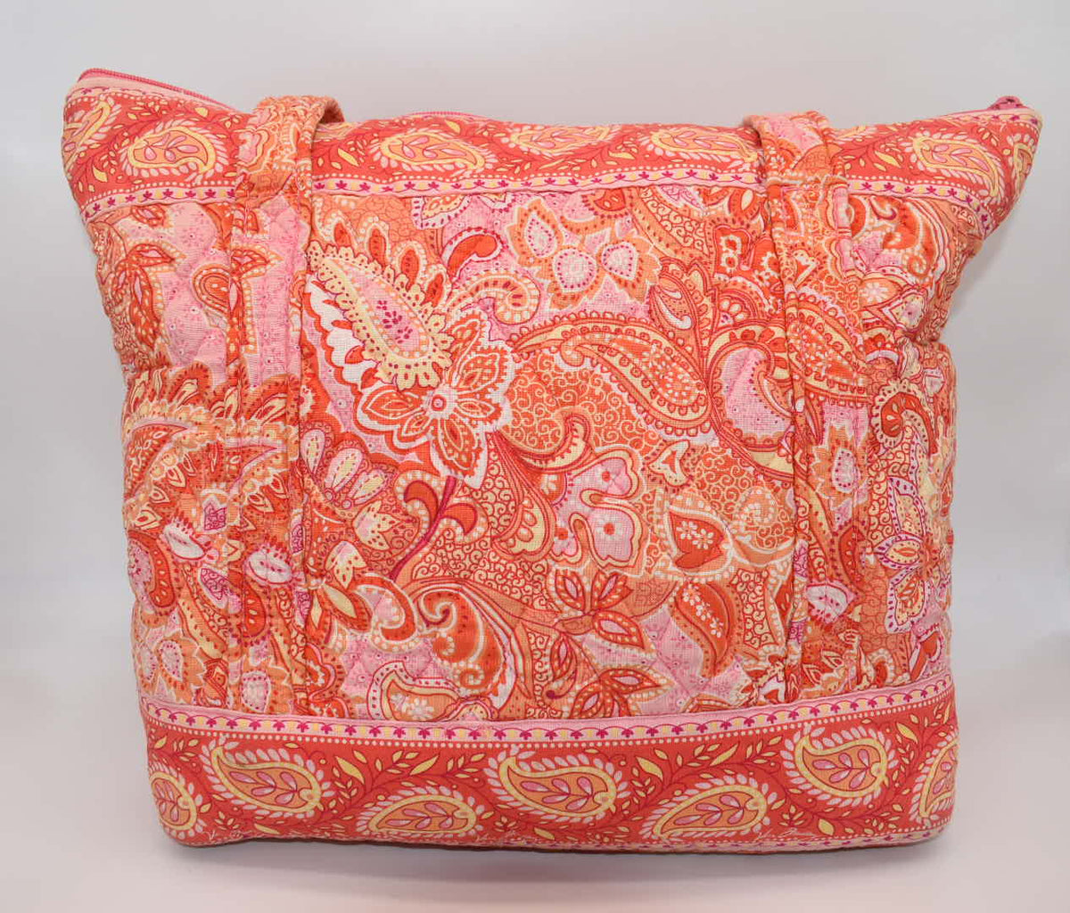 Vera Bradley Villager Tote Bag in "Sherbet" Pattern