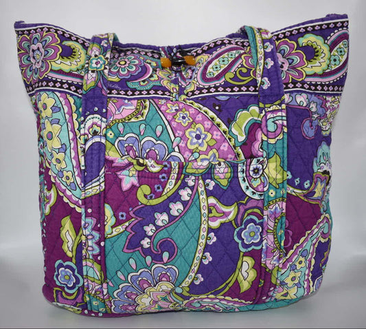 Vera Bradley Large Vera Tote Bag in "Heather" Pattern