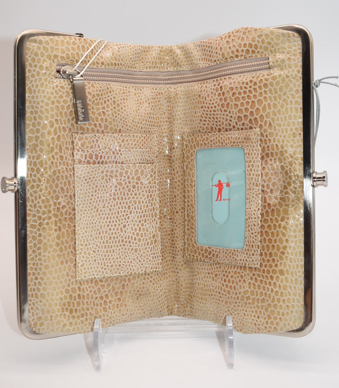 HOBO Lauren Clutch Wallet in Honey Snake