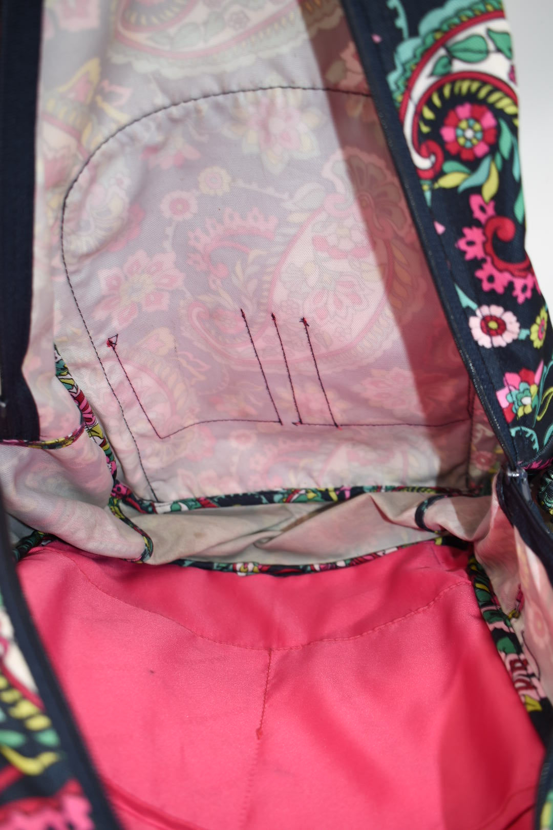 Vera Bradley Lighten Up Campus Backpack in "Petal Paisley" Pattern