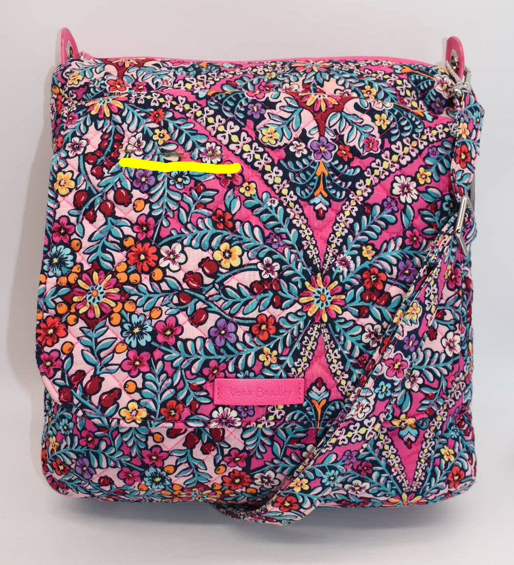 Vera Bradley Carson Crossbody Mailbag in "Kaleidoscope" Pattern