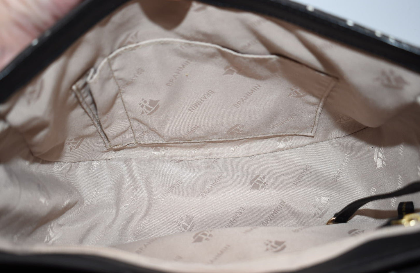 Brahmin Sonny Crossbody Bag in Iron Wilminton Graphite