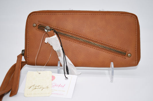 Free People Distressed Vegan Wallet