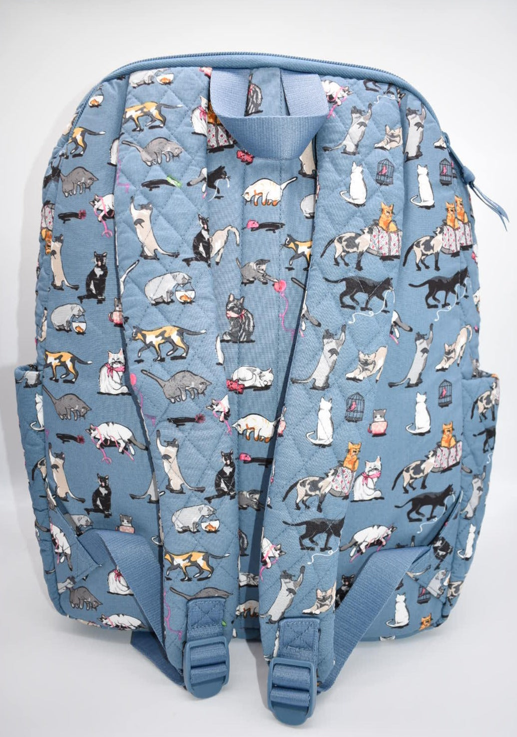 Vera Bradley Large Essential Backpack in "Cat's Meow" Pattern
