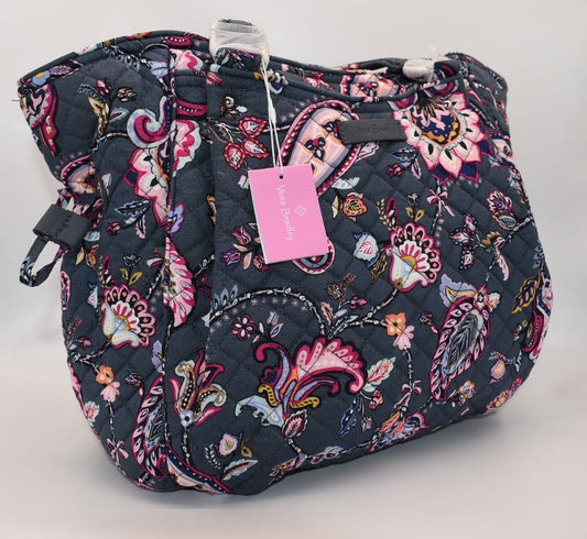 Vera Bradley Glenna Satchel Bag in "Felicity Paisley" Pattern