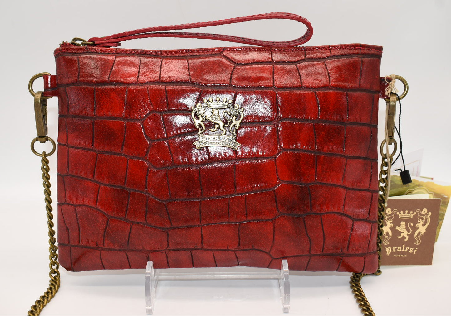 Pratesi Rufina K253/23 Shoulder Bag in Cow Leather - King Cherry