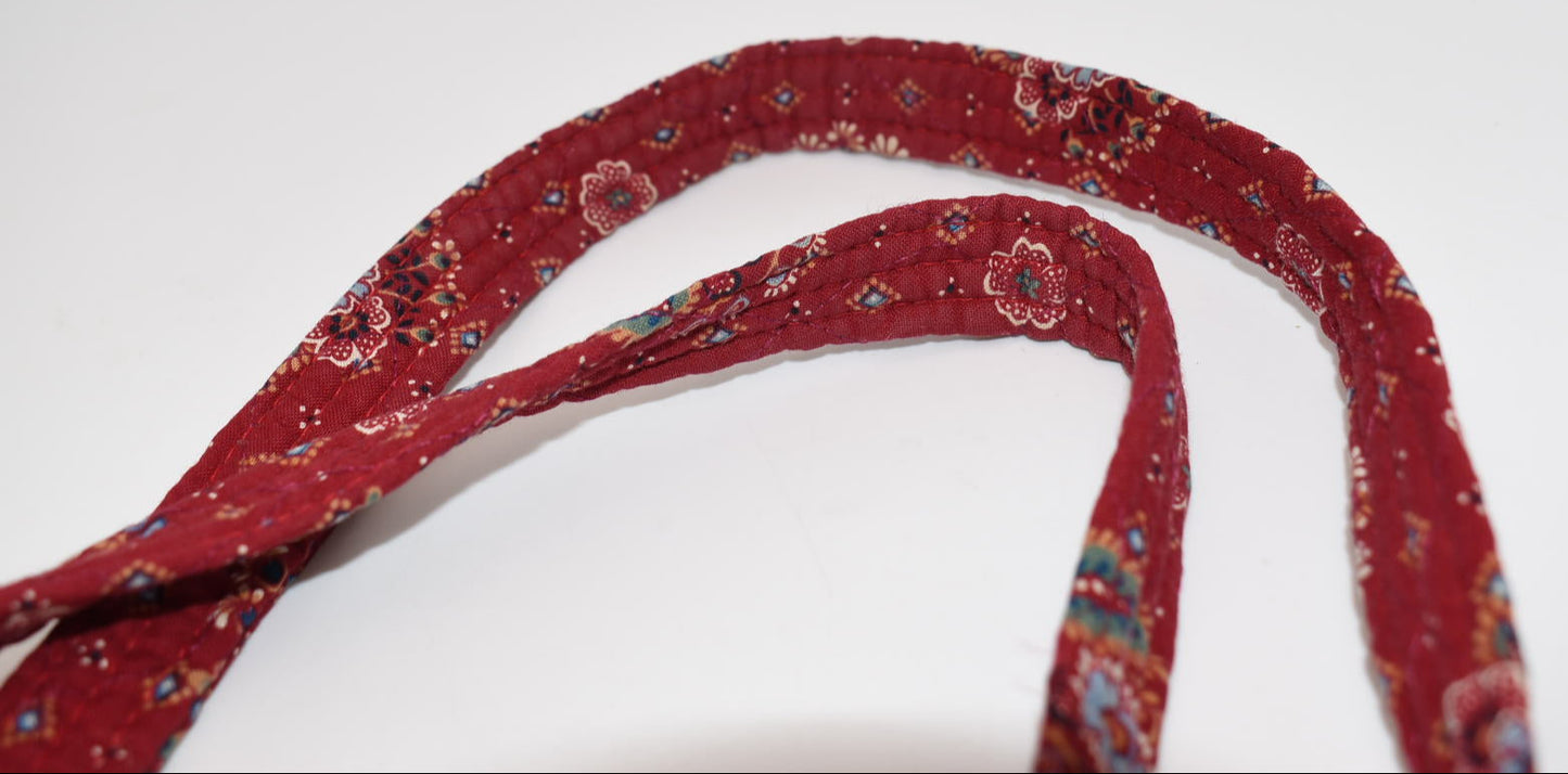 Vera Bradley Hoosier Shoulder Bag in "Provincial Red - 1986" Pattern