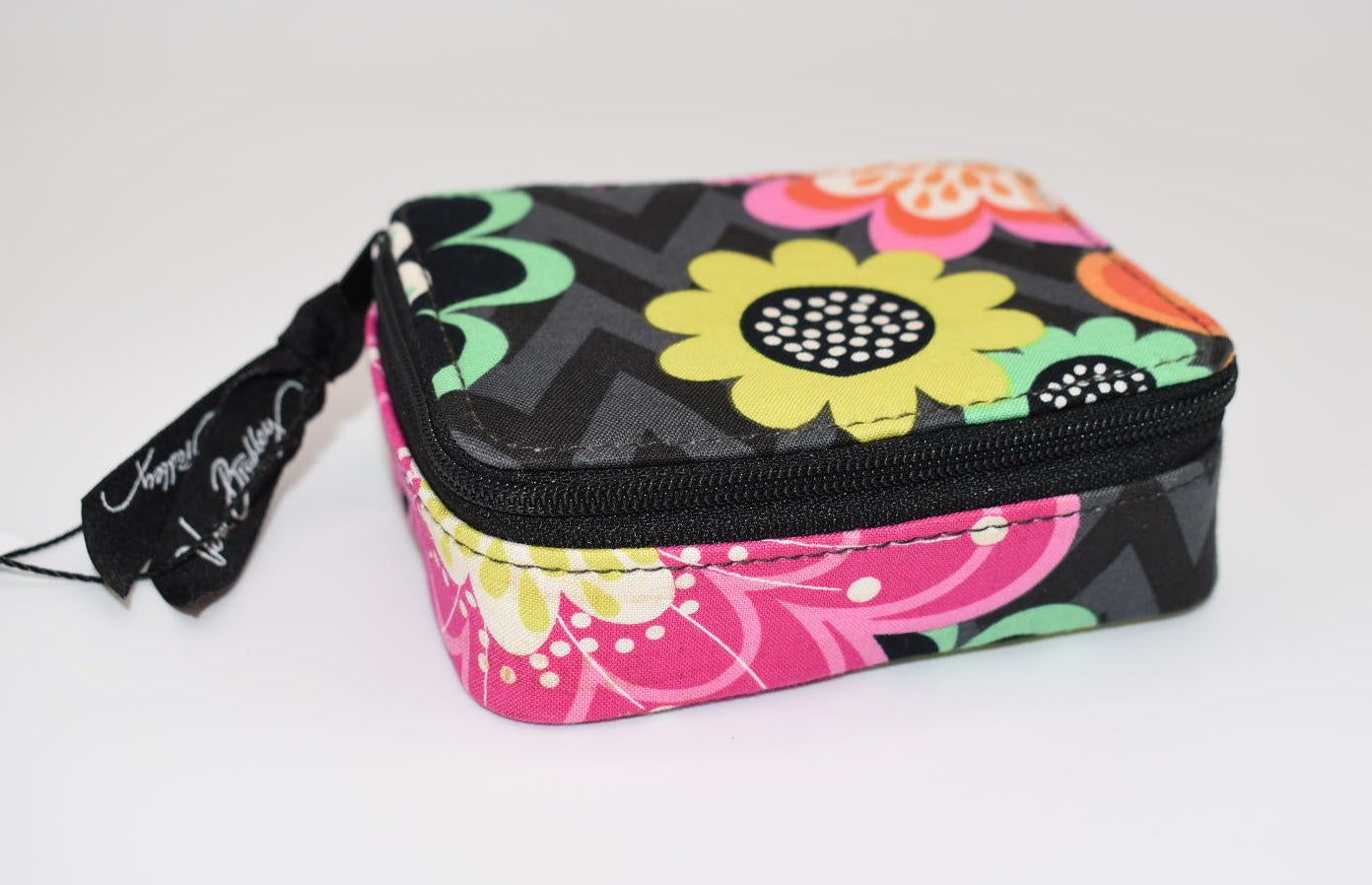 Vera Bradley Travel Pill Organizer Case in "Ziggy Zinnia" Pattern