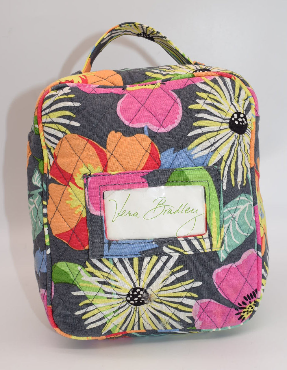 Vera Bradley Insulated Lunch Bag in "Jazzy Blooms" Pattern