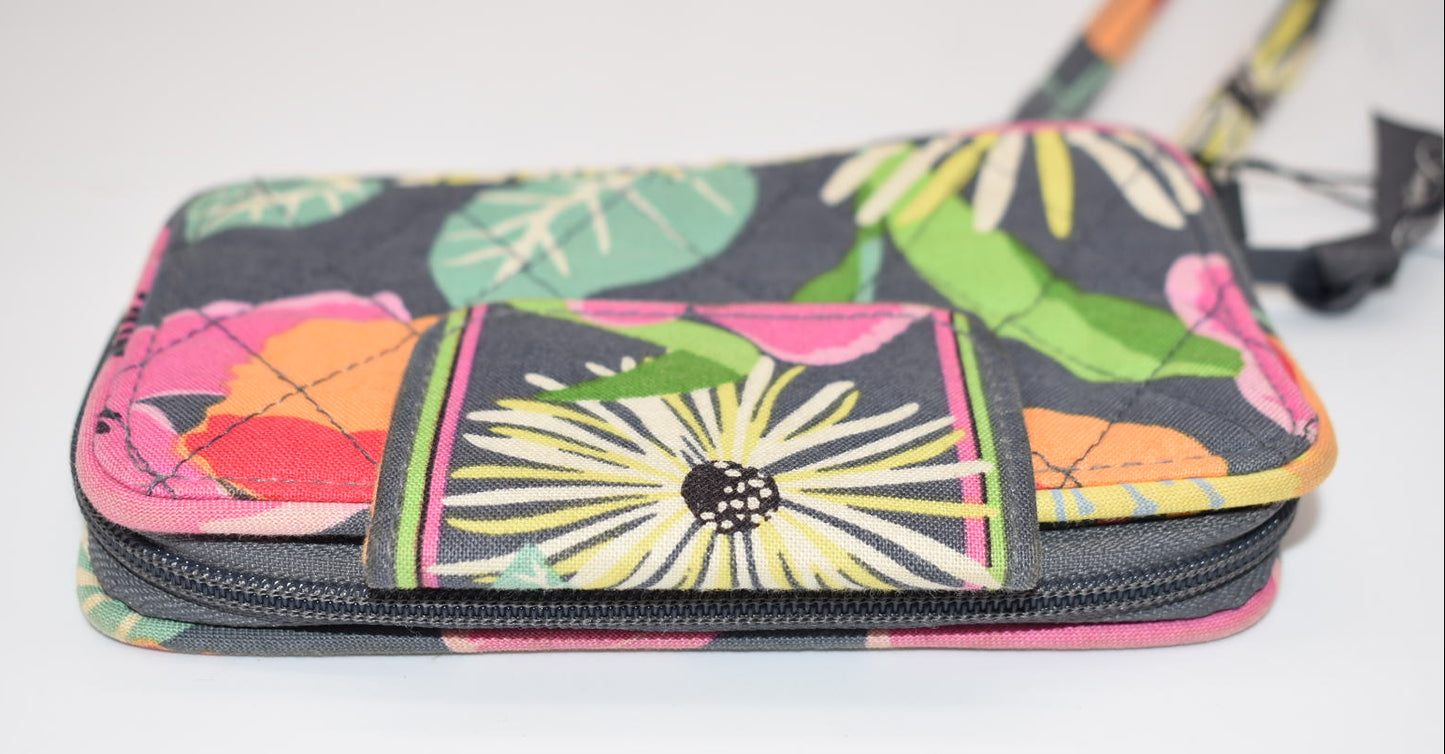 Vera Bradley Smartphone Wristlet in "Jazzy Blooms" Pattern