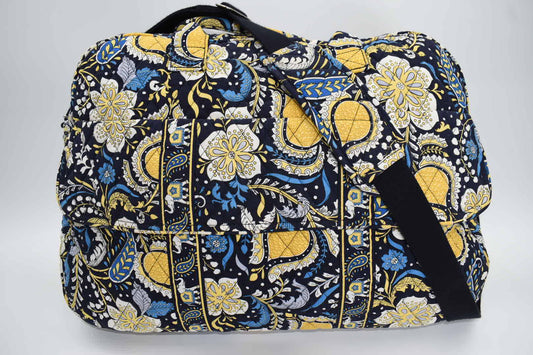 Vera Bradley Grand Traveler Travel Bag in "Ellie Blue" Pattern
