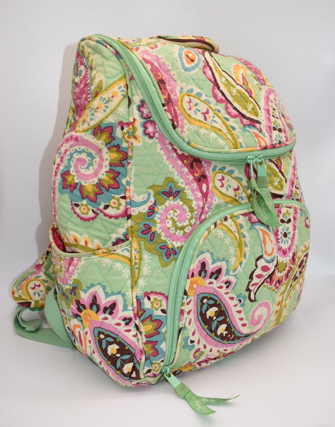 Vera Bradley Double Zip Backpack in "Tutti Frutti" Pattern