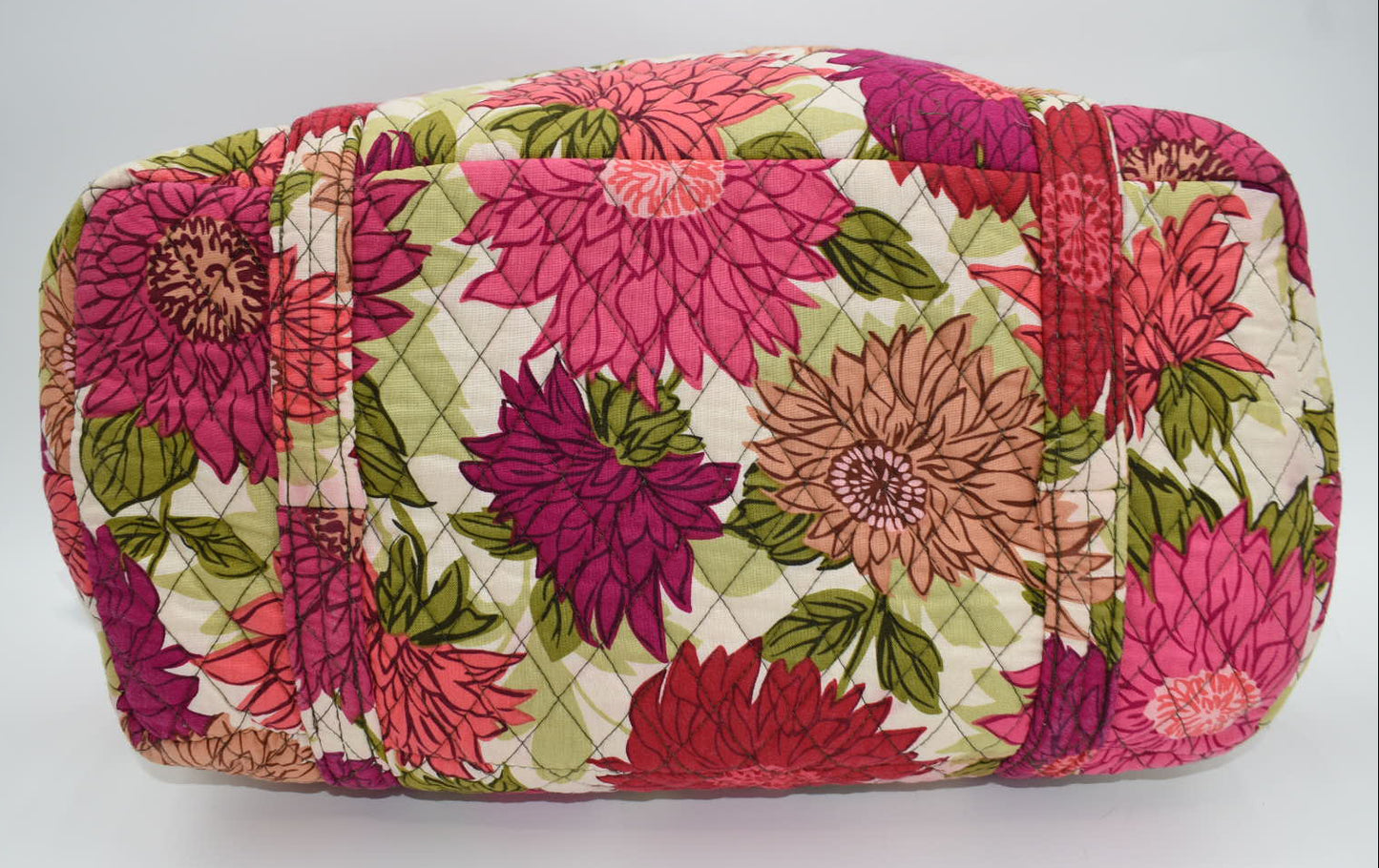 Vera Bradley Miller Travel Tote Bag in "Hello Dahlia" Pattern