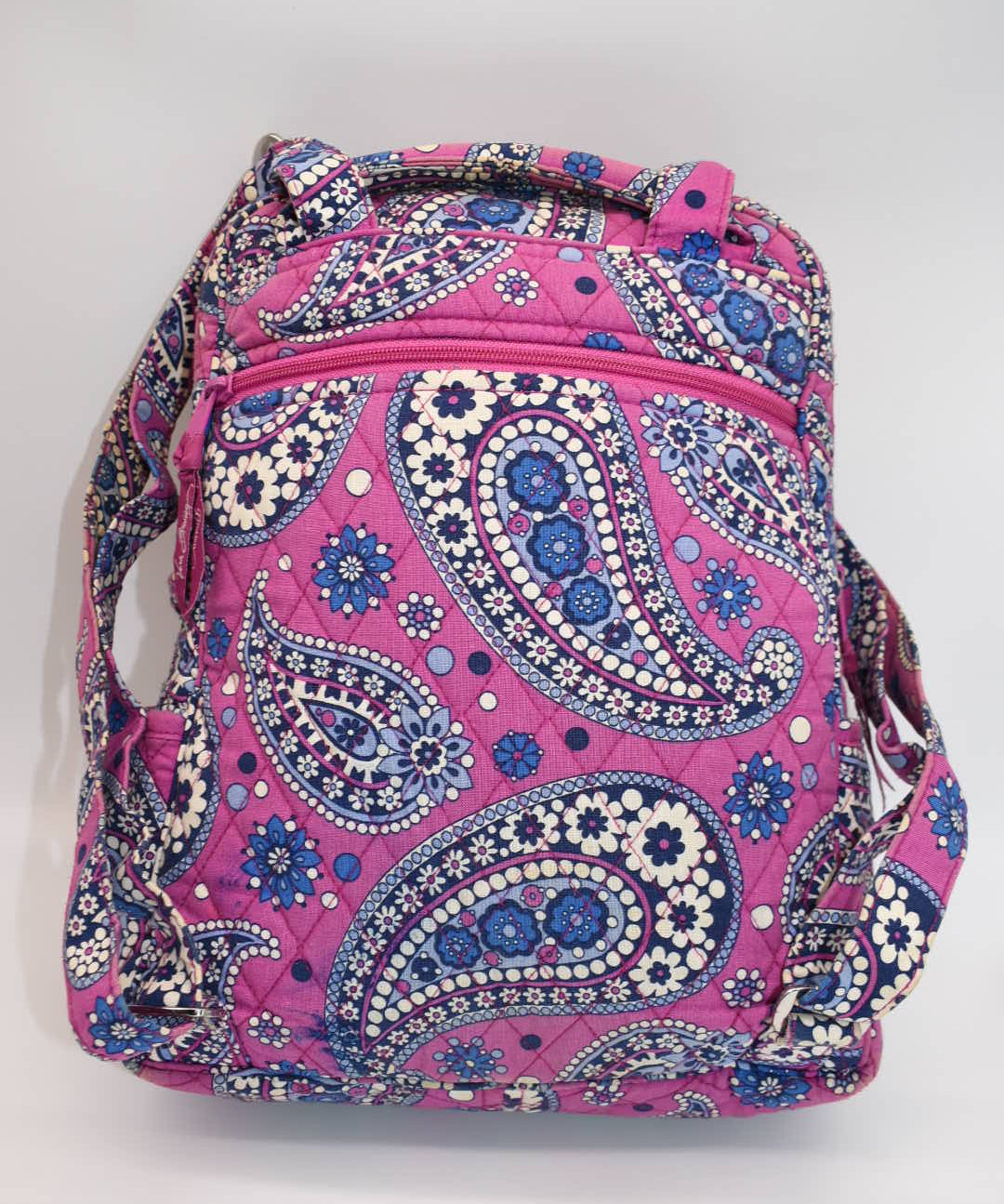 Vera Bradley Small Quilted Cotton Backpack in "Boysenberry" Pattern