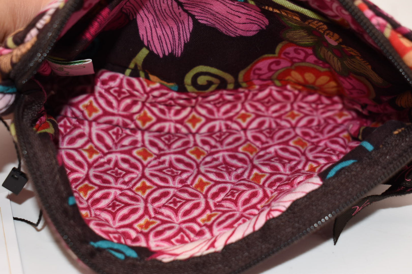 Vera Bradley Zip Top Wristlet in "Mod Floral-Pink" Pattern