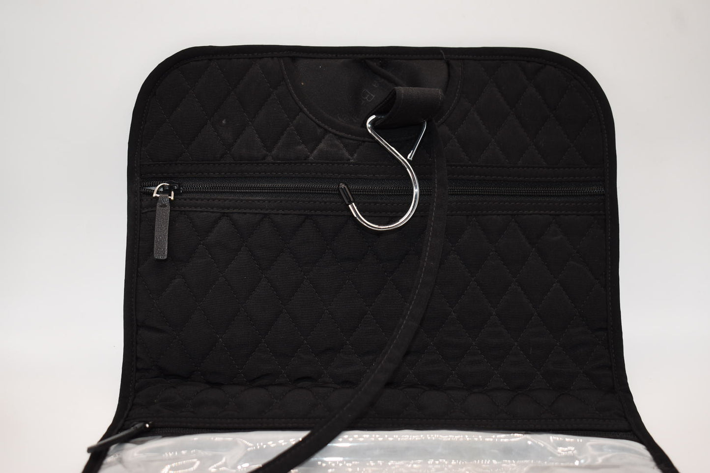 Vera Bradley Microfiber Hanging Travel Organizer in Black