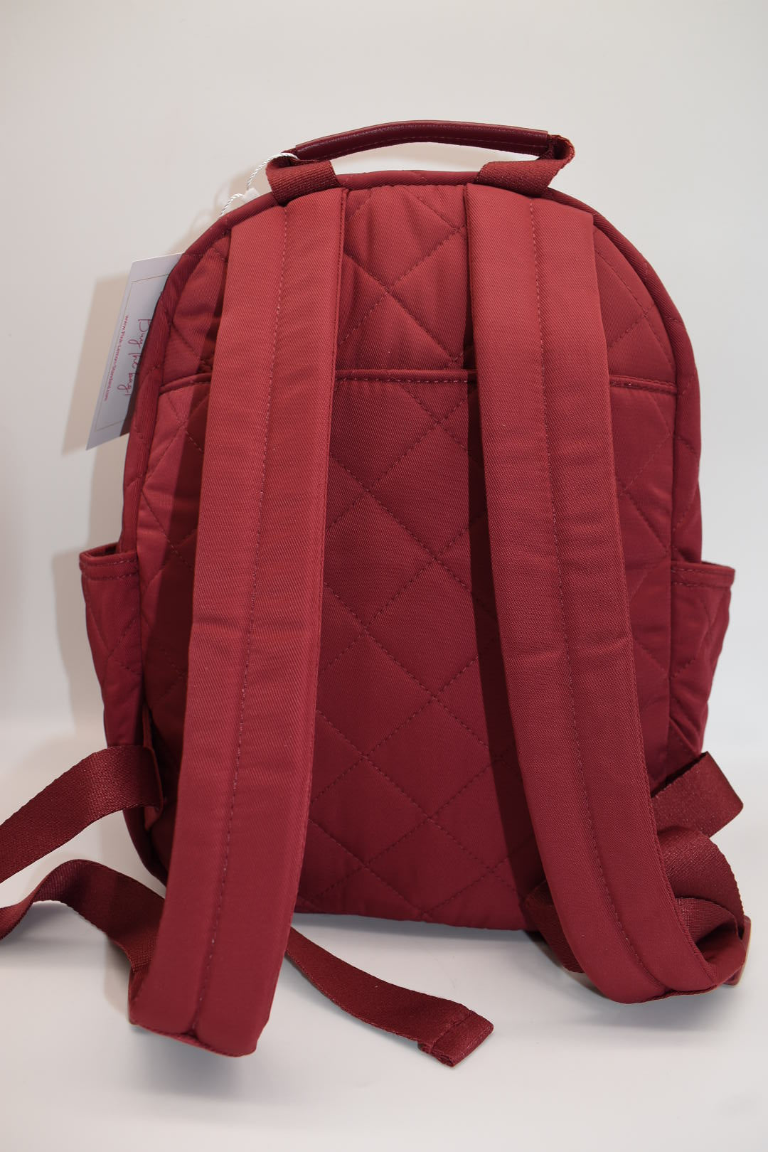 Vera Bradley Iconic Small Backpack in Performance Twill - Berry Red