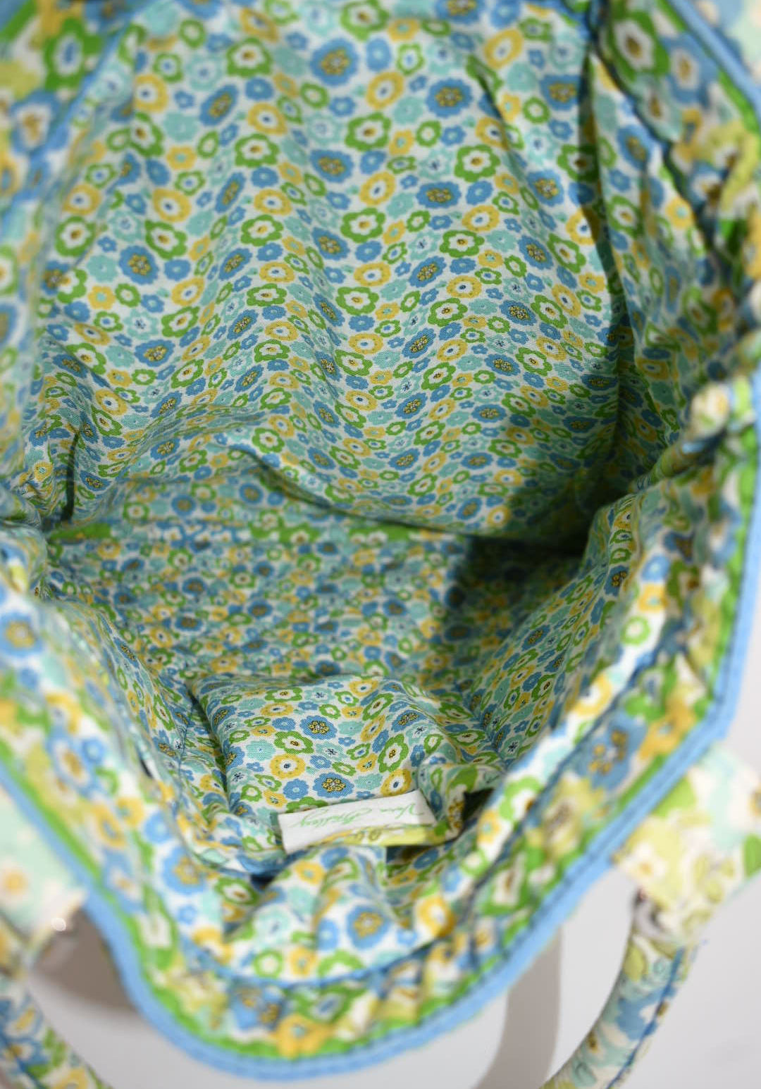 Vera Bradley Slim Tote Bag in "English Meadow" Pattern