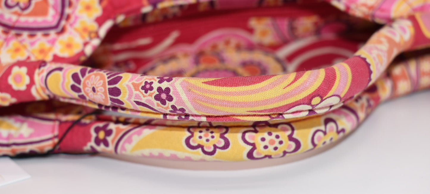 Vera Bradley Gabby Tote Bag in "Raspberry Fizz" Pattern