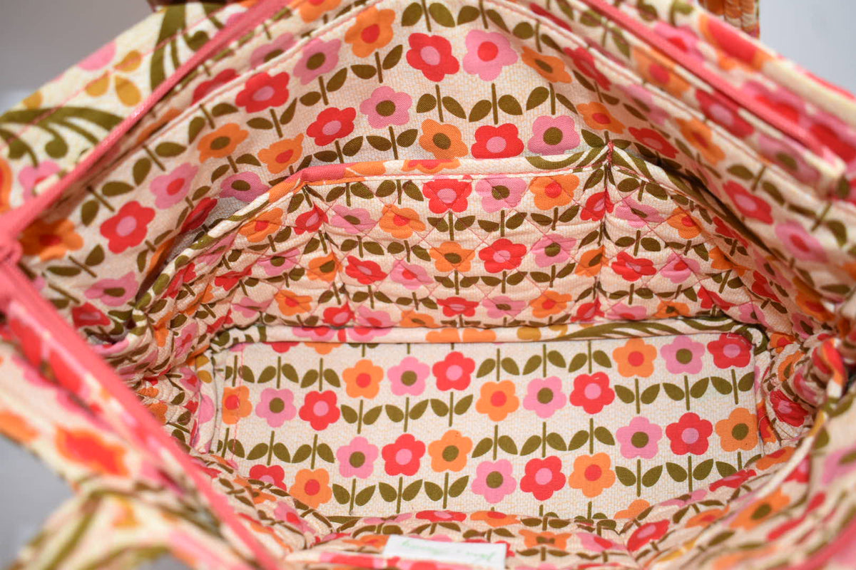 Vera Bradley Mandy Shoulder Tote Bag in "Folkloric" Pattern