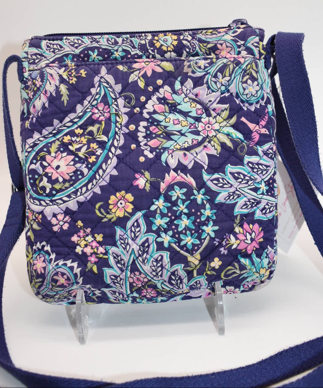 Vera Bradley RFID Mini Hipster Crossbody Bag in "French Paisley" Pattern