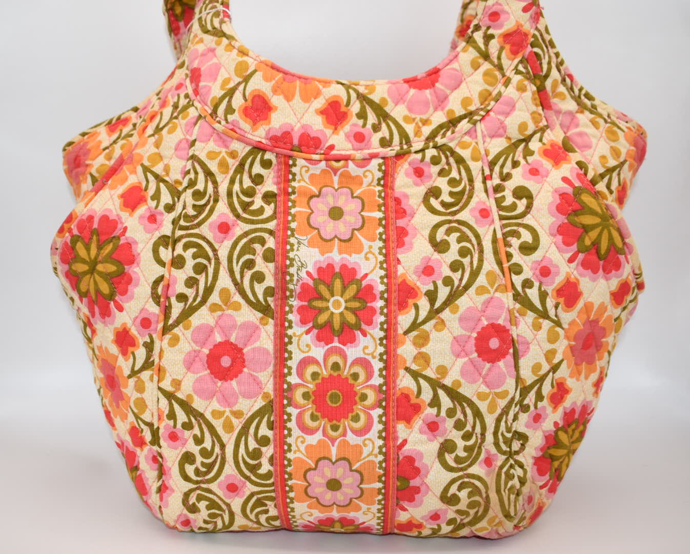 Vera Bradley Side by Side Tote Bag in "Folkloric" Pattern