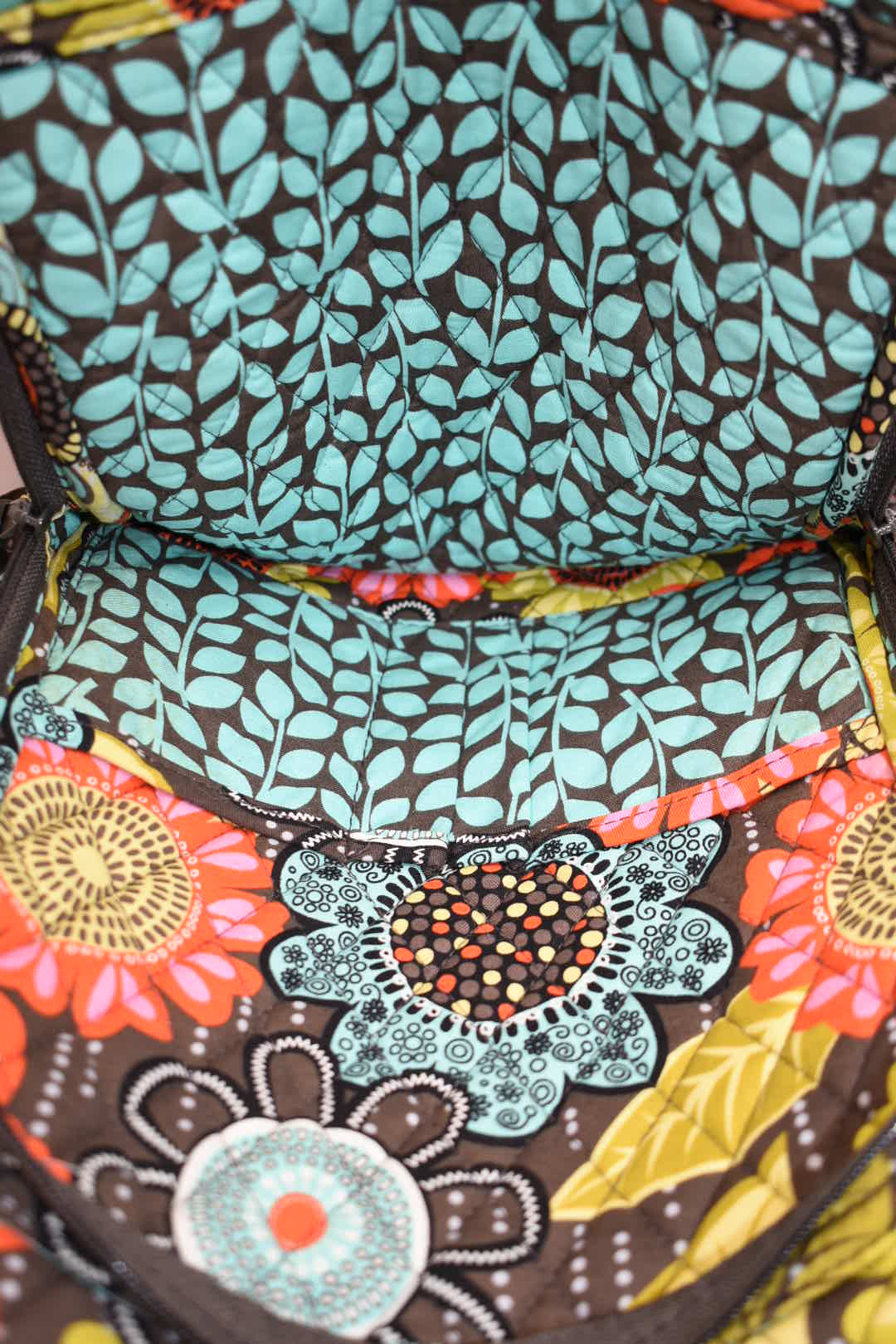 Vera Bradley Campus Backpack in "Flower Shower" Pattern