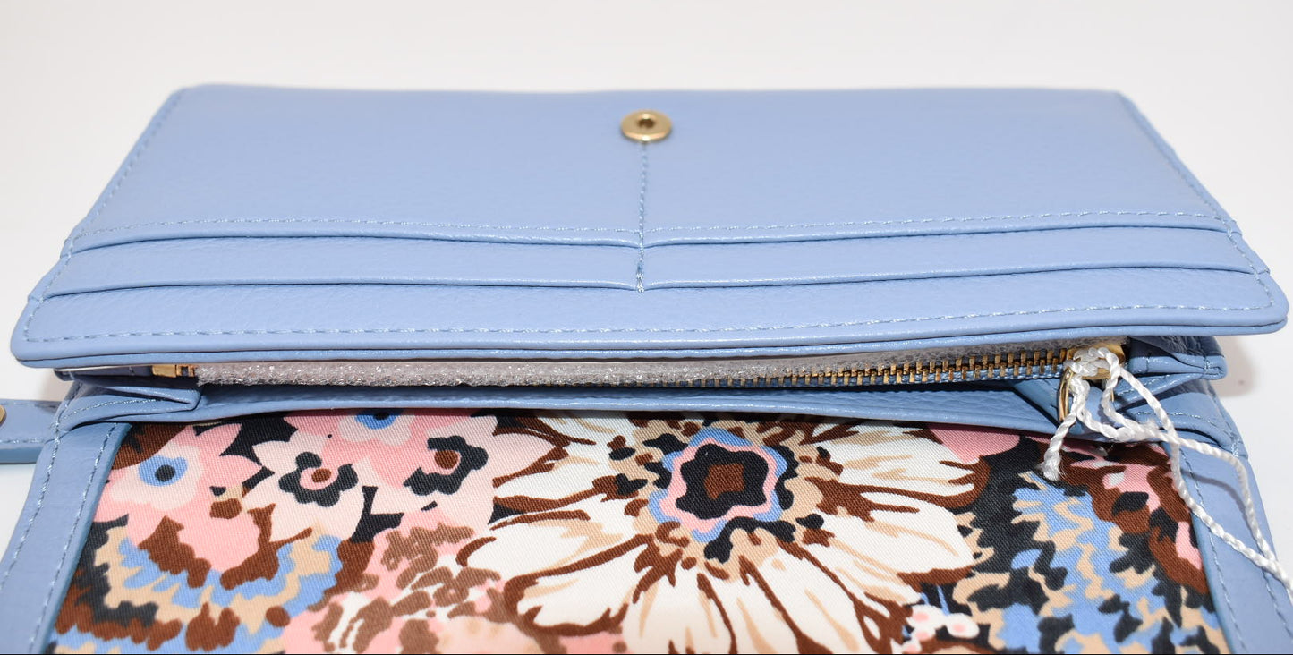 Vera Bradley Quilted Leather Audrey Wallet in Chambray